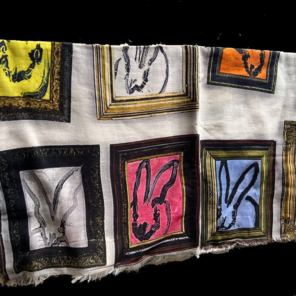 Hunt Slomen "Bunnies" Scarf / Wrap 100% Cotton